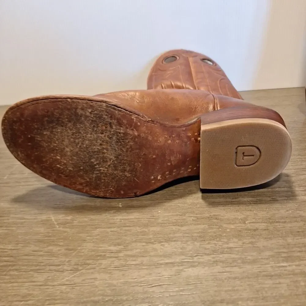 Tacovas Prescott 8.5 Brown Cowboy Boot - Picture 7 of 12